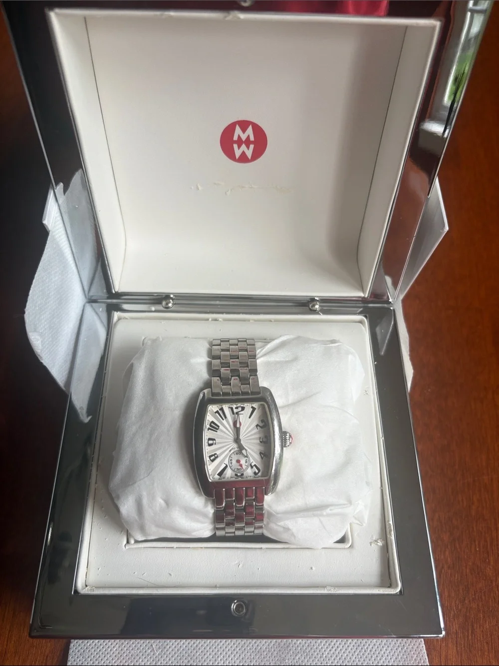 Michele Mini Urban Swiss Diamond Dial Watch